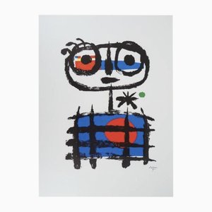 Joan Miró, Imaginary Boy, Sun Eater, Color Lithograph, 1970s-NRC-1723657