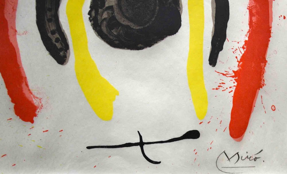 Joan Miró, Le Lézard aux Plumes d'Or, Lithograph, 1967