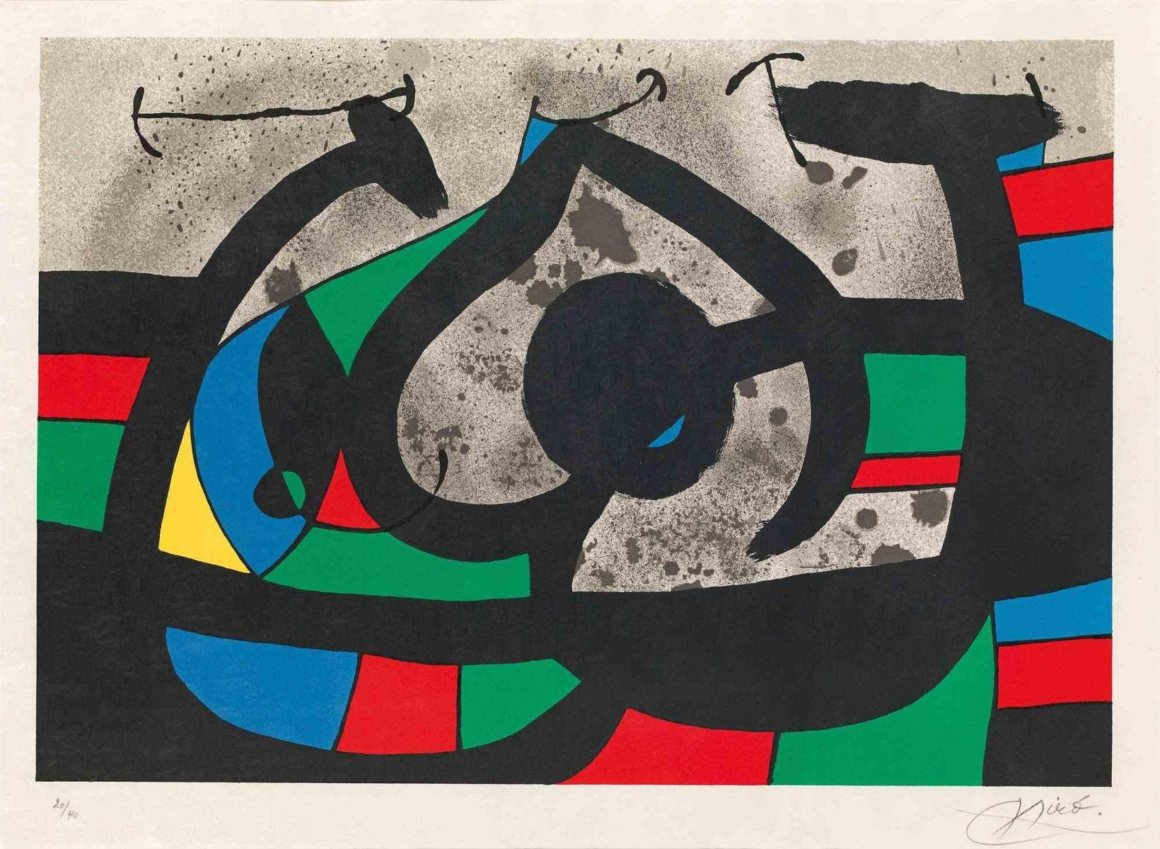 Joan Miró, Le Lézard aux Plumes d'Or, Lithograph, 1971