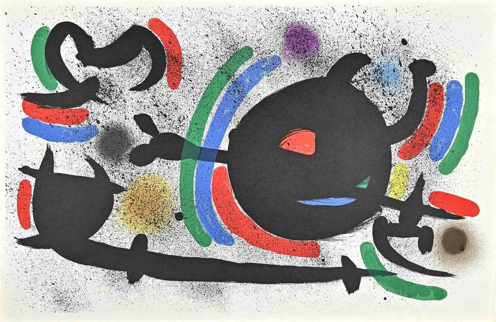 Joan Miró, Lithographe I, Plate X, Lithograph, 1972