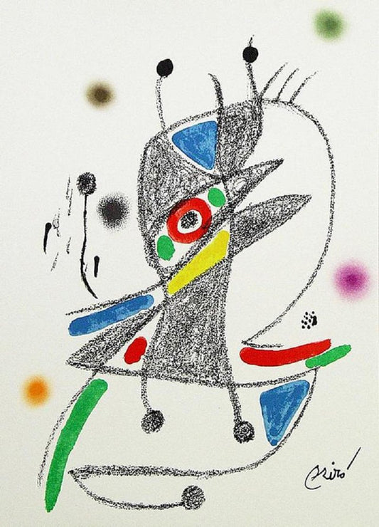 Joan Miro, Maravillas con Variaciones Acrósticas II, 1975, Original Lithograph