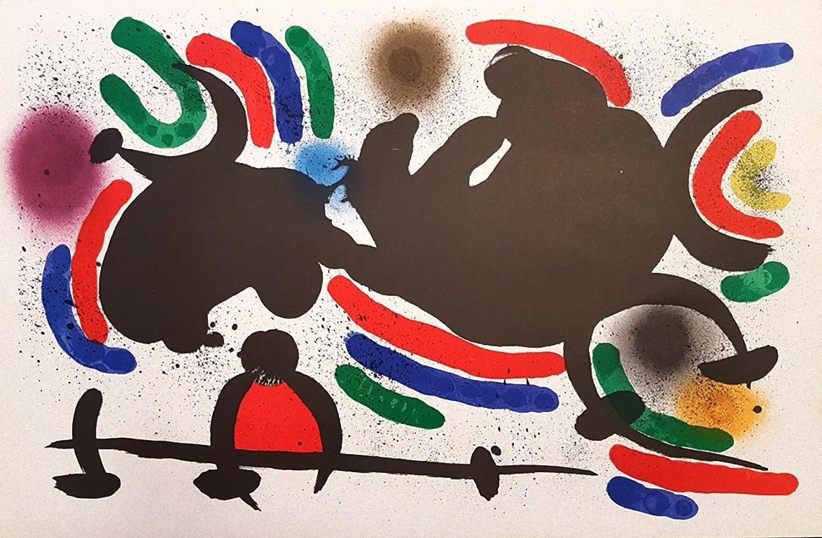 Joan Miró - Miró Lithographe I - Plate IV - Original Lithograph - 1972