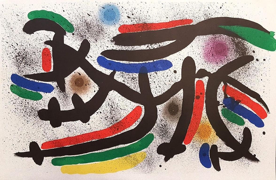 Joan Miró - Miró Lithographe I - Plate IX - Original Lithograph - 1972