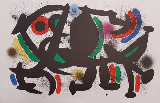 Joan Miró, Mirò Lithographe I, Plate VIII, 1972