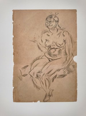 Joan Miro, Nude Woman Sitting, 20th Century, Lithograph-NRC-1389862