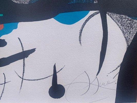 Joan Miró, Oda À Joan Mirò, Original Lithograph, 1973-ZCI-1308604