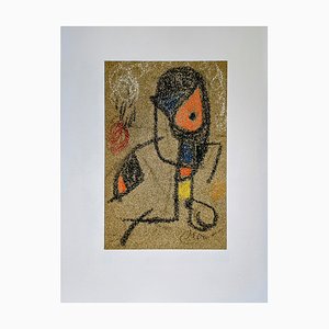 Joan Miro, Personnage, Lithograph, 1977-NRC-1763566