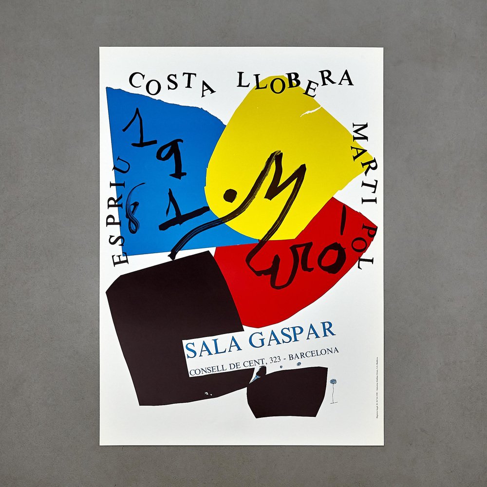 Joan Miró, Poster of Costa Llobera, 1981, Ink on Paper