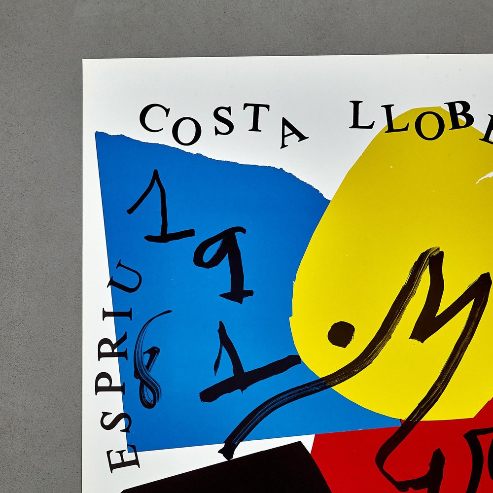 Joan Miró, Poster of Costa Llobera, 1981, Ink on Paper