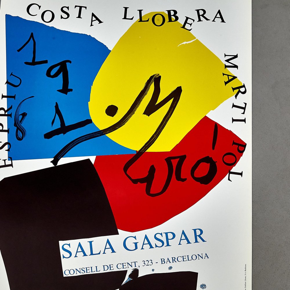 Joan Miró, Poster of Costa Llobera, 1981, Ink on Paper