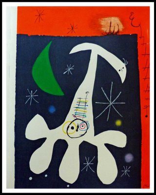 Joan Miro, Solar Bird, Lunar Bird and Spark, 1967, Stencil-KHH-1743888