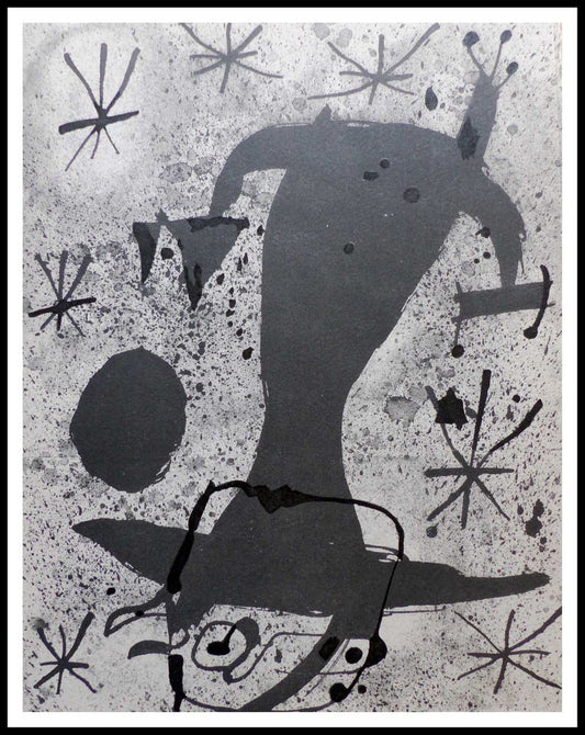 Joan Miro, Solar Bird, Lunar Bird and Spark II, 1967, Lithograph