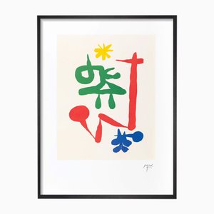 Joan Miro, Surrealist Composition I: Parler Seul, 1970s, Lithograph on Rivoli Paper-NRC-1723642