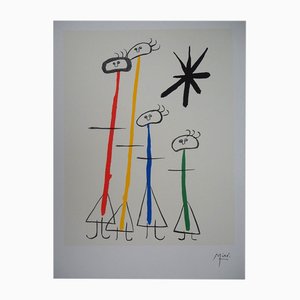 Joan Miro, Surrealist Family, 1970s, Lithograph-NRC-1779606