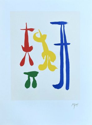 Joan Miro, Surrealist Play, 1970s, Lithograph-NRC-1389931