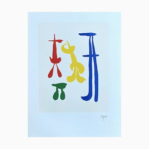 Joan Miro, Surrealist Play, 1970s, Lithograph-NRC-1389931