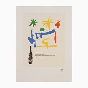 Joan Miro, The Stars, Parler Seul, 1970s, Lithograph on Rivoli Paper-NRC-1723637