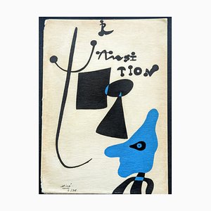 Joan Miro, Transition / Surrealist Character, Lithograph, 1936-NRC-1787924