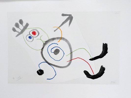 Joan Miro, Ubu, Lithograph, 1972-NRC-1763569