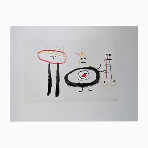 Joan Miro, Ubu's Childhood, Lithograph, 1975-NRC-1763554