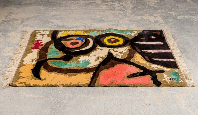 Joan Miró Wall Rug with Woman and Birds, 1960s-IXC-1759602