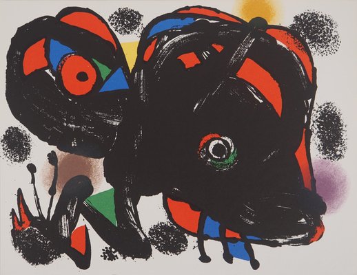 Joan Miro, Wild Animal, 1976, Original Lithograph-KHH-1301157