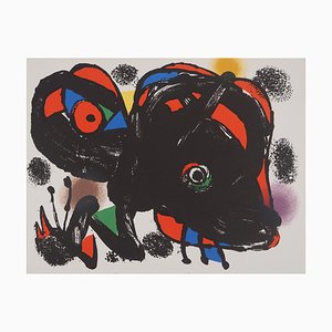 Joan Miro, Wild Animal, 1976, Original Lithograph-KHH-1301157