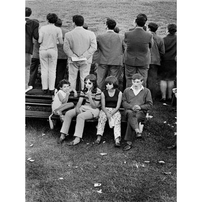 Joana Biarnes, Jovenes Aburridos en el Hipódromo, 1968, Silver Gelatin Photographic Print-WM-1407028