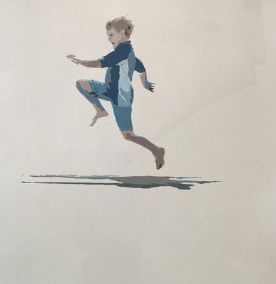 Joanna Woyda, Running, 2023, Acrylic on Canvas-XHG-1736050