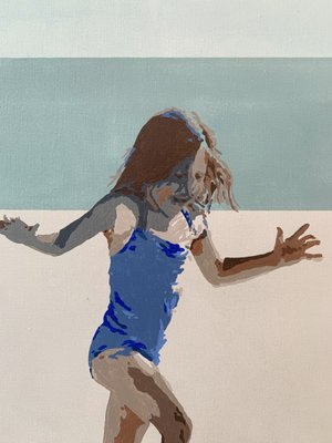 Joanna Woyda, Running, 2023, Acrylic on Canvas-XHG-1735984