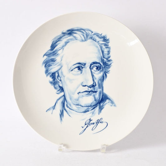 Johann Wolfgang Von Goethe Decorative Plate from Meissen, 1971