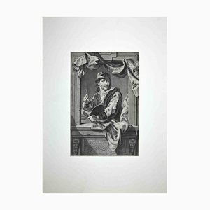 John Faber II, Portrait of Sculptor John Michael Rysbrack, Mezzotint, 1734-ZCI-1014394