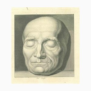 John Hall, Head of a Man, Original Etching, 1810-ZCI-1016035