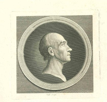 John Hall, Portrait of a Man, Original Etching, 1810-ZCI-1016036