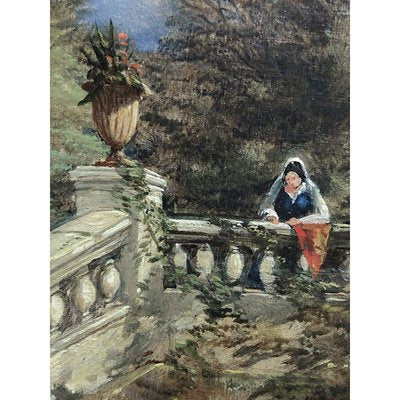 John Syer, Walk in the Park, 1800s, Oil on Canvas-BEW-2023610