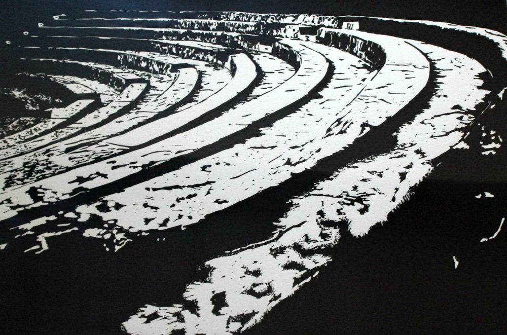 Jolanta Babicz, Theatre, 2009, Linocut