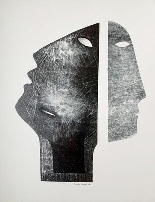 Jolanta Johnsson, Double Faces 2, 1998, Print on Paper-XHG-1079647