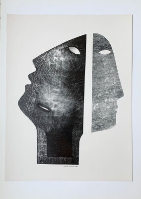 Jolanta Johnsson, Double Faces 2, 1998, Print on Paper-XHG-1079647