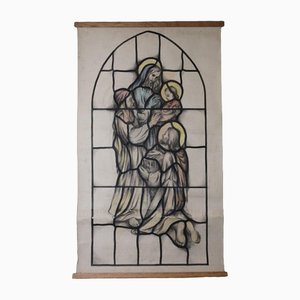 Jos van Dormolen, Mary & Jesus Church Window Design, 20th Century, Vidimus-HPP-1338239