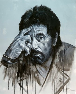 José Luis Pagador Ponce, Al Pacino, 2000s, Oil-NKY-1804103