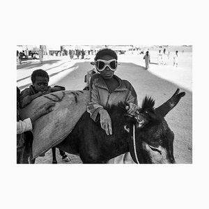 José Nicolas, Donkey Driver, Chad, 1987, Silver Print-KHH-2023093