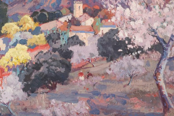 Josep Mas Pou, Almond Blossom, 2000s, Painting-AOI-2041915