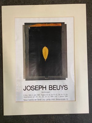 Joseph Beuys, Zeichnungen: Neue Galerie Der Stadt Linz Exhibition Poster, 20th Century-JO-1425392