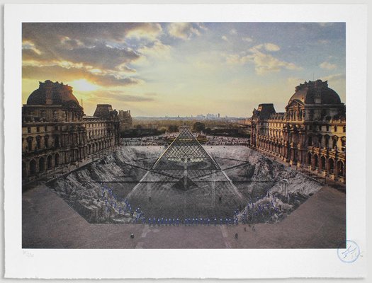 JR, JR Au Louvre, March 29, 2019, 6:08 p.m., 2021, Lithograph-KHH-2036443