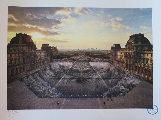 JR - JR au Louvre, March 29, 2019, Paris, France (6:08 p.m.), Lithograph-KHH-1321261