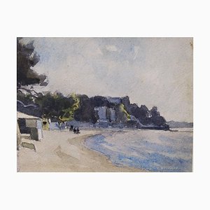 Juan Le Pins, France, Watercolor, 1930s-QUE-944135