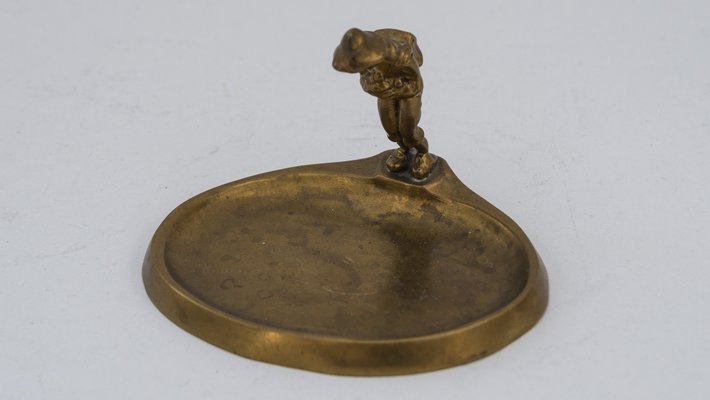 Jugendstil Bronze Ashtray, Vienna, 1905-SPD-742319