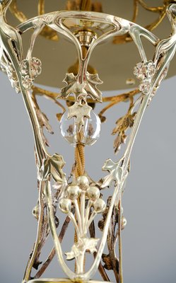 Jugendstil Ceiling Lamp with Original Glass Shade, Vienna, 1908-SPD-765272