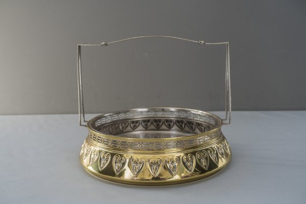 Jugendstil Centerpiece with Original Glass, 1908-SPD-673933