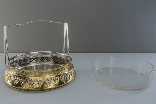 Jugendstil Centerpiece with Original Glass, 1908-SPD-673933